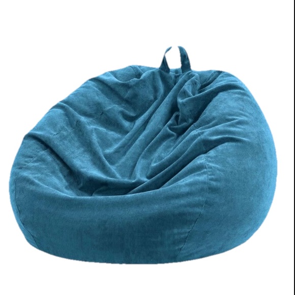 Bean Bag Chair Cover MEDIUM (200L)-BLUE ENCRE - Picture 10 of 11